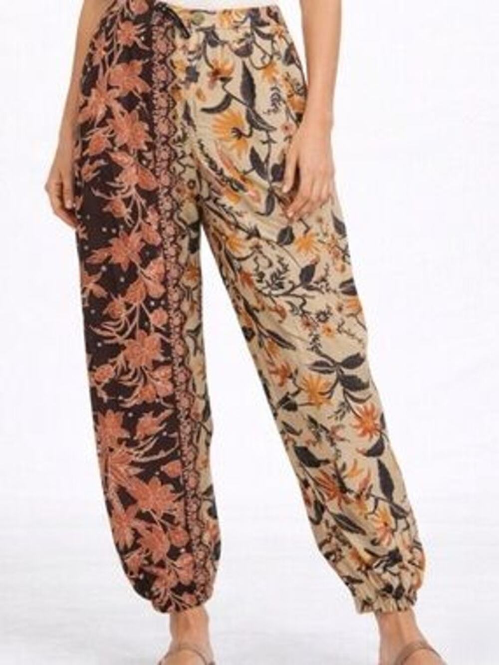 Anthropologie Smocked Balloon-Leg Pants